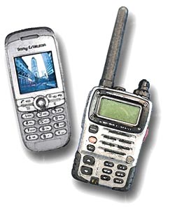 Mobiletelfon eller VHF
